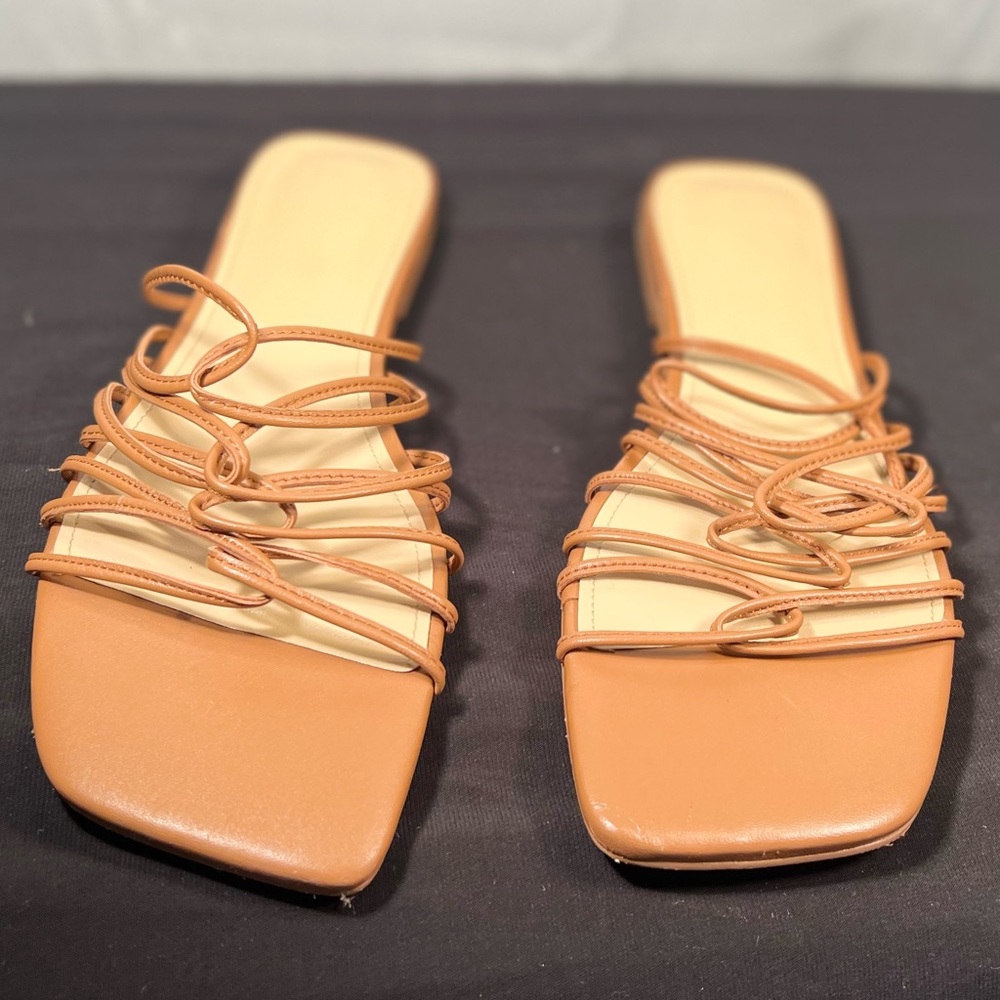 Marc Fisher leather square sandal
